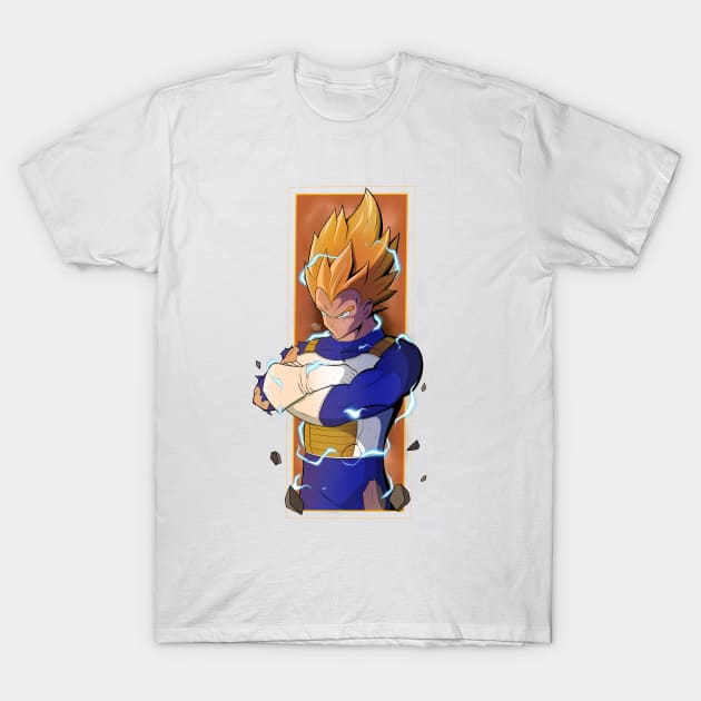 Prince Vegeta T-Shirt by Digital Sake